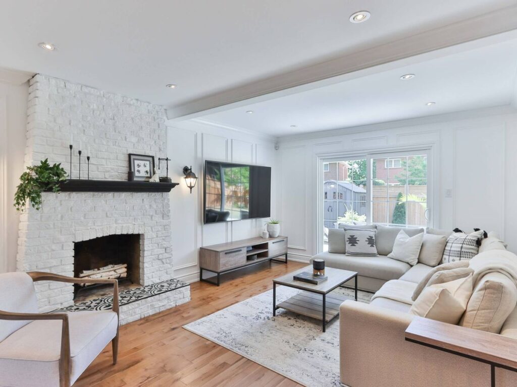 Home with visible wall cracks and outdated design, showing signs it needs renovation